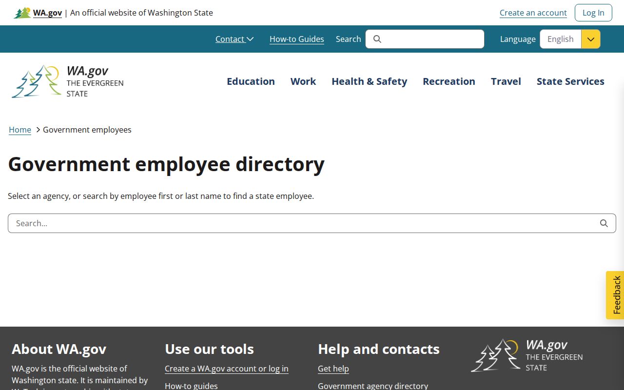 Five Corners people directories image of Washington employee contact search