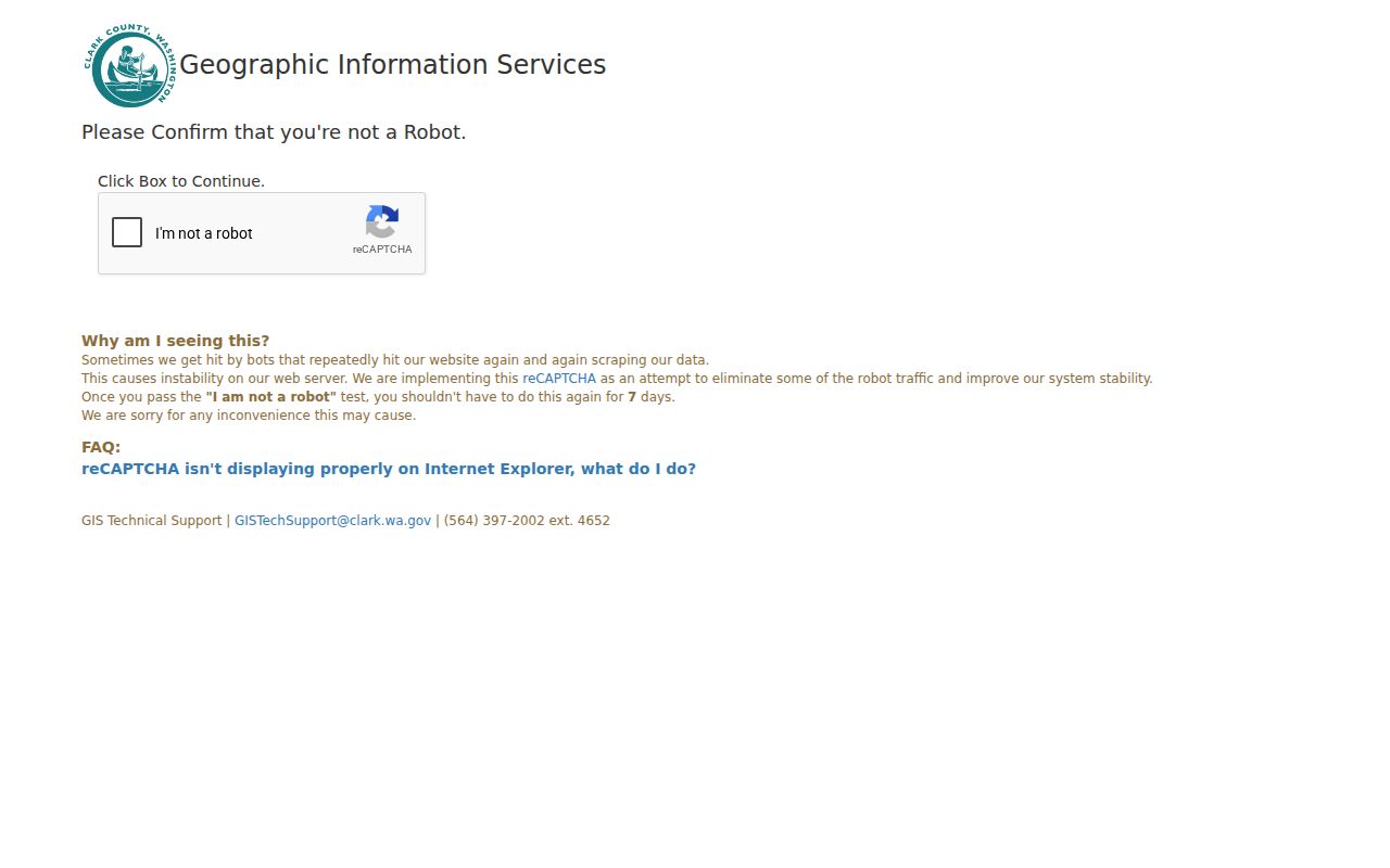 Five Corners public records parcel search in Clark County MapsOnline